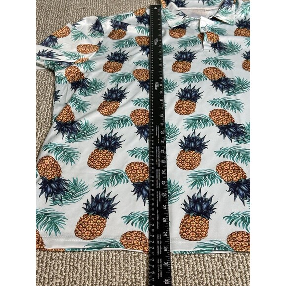 Pineapple Short Sleeve Hawaiian Shirt Men’s XL - Picture 4 of 6